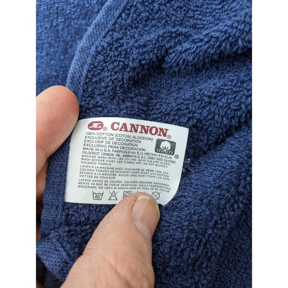 Kemper Open IBM Avenel Farms TPC Potomac Golf Blue Towel Made in USA Cannon - Picture 4 of 4